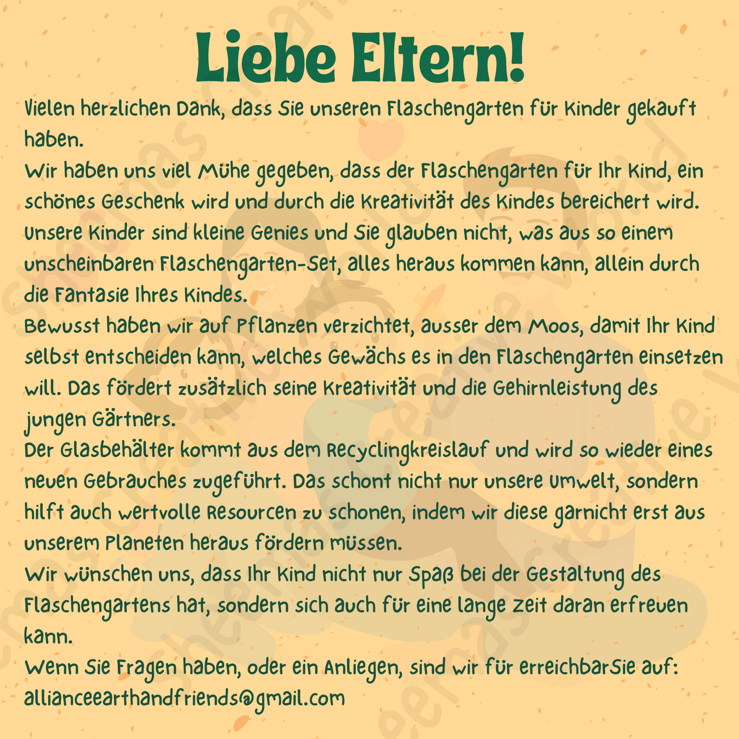 DIY Flaschengarten, Starter Kit für Kinder, Mini Pflanzenwelt, Kreativ-& Lernspaß, Nachhaltiger Mini-Garten, Geschenk für Kinder
