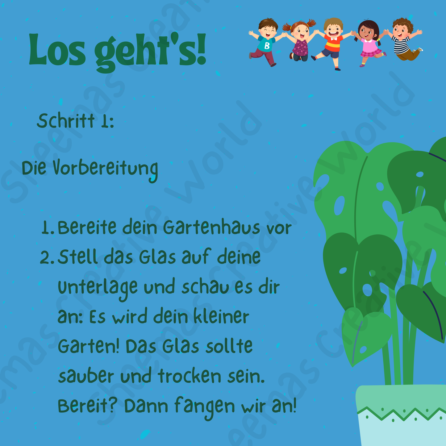 DIY Flaschengarten, Starter Kit für Kinder, Mini Pflanzenwelt, Kreativ-& Lernspaß, Nachhaltiger Mini-Garten, Geschenk für Kinder
